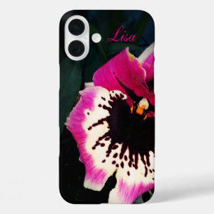 Coque Pour iPhone 16 Plus Coque iphone Pomme orchidée rose personnalisé