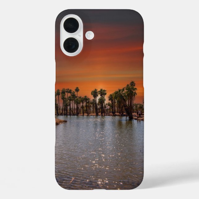 Coque Pour iPhone 16 Plus Coucher de soleil à Papago Park Coque iphone (Verso)