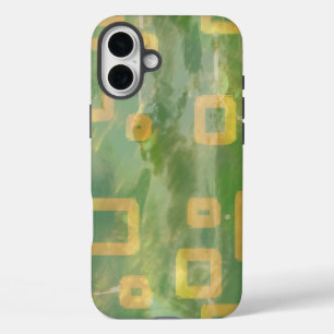 Coque Pour iPhone 16 Plus iPhone Géométrique Jaune Vert / coque ipad
