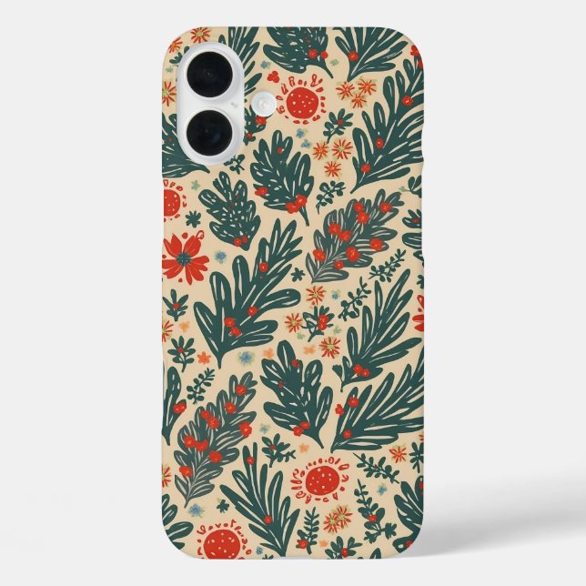 Coque Pour iPhone 16 Plus Iphone motif de Noël 16 coque (Verso)