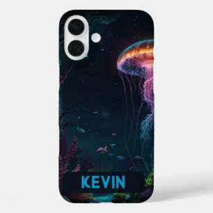 Coque Pour iPhone 16 Plus Ocean Jellyfish iPhone sous-marin / coque ipad