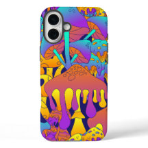 Psychedelic Drippy Mushroom iPhone / coque ipad