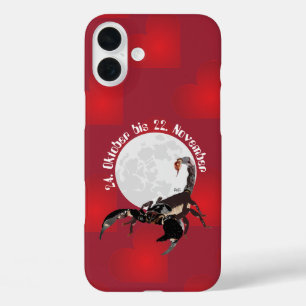 Coque Pour iPhone 16 Plus Scorpion 24 oct. - 22 nov. Coque Apple iPhone