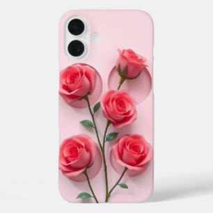 Coque Pour iPhone 16 Plus Soft Rose Bouquet coque iphone d'art