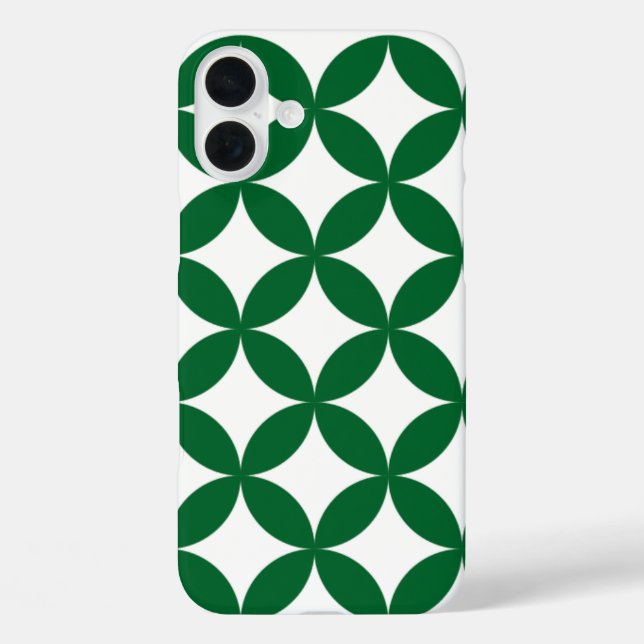 Coque Pour iPhone 16 Plus Vert Shippo iPhone 16 Coque (Verso)