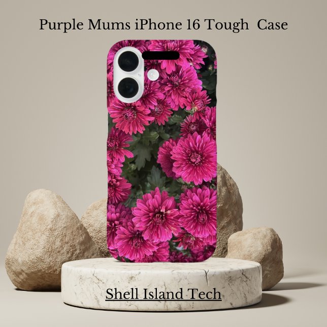 Coque Pour iPhone 16 Purple Mums iPhone 16 Coque (Créateur téléchargé)
