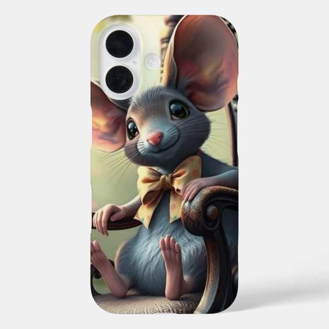 Coque Pour iPhone 16 Retraite de jardin de la souris iPhone / coque ipa (Verso)