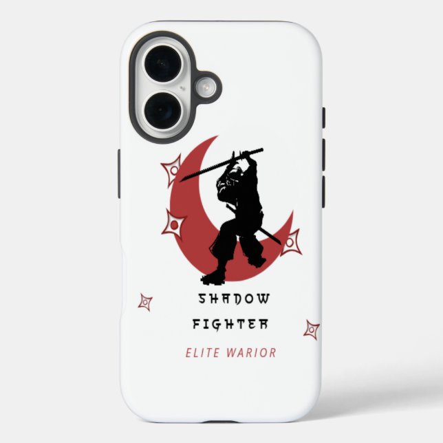 Coque Pour iPhone 16 Shadow Fighter - coque iphone guerrier (Verso)