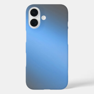 Coque Pour iPhone 16 Sleek Blue Ombre - iPhone 16 Coque