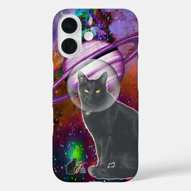 Coque Pour iPhone 16 Space-Cat Cosmo Coque-Mate coque iphone (Verso)