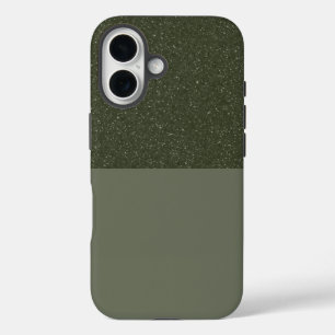 Coque Pour iPhone 16 Speckled Moss Green iPhone 16 Coque - personnalisa