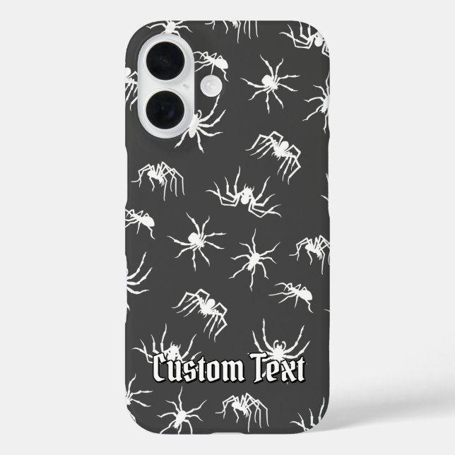 Coque Pour iPhone 16 Spider Silhouettes Motif Coque-Mate coque iphone (Verso)