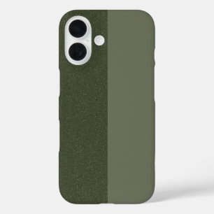 Coque Pour iPhone 16 Split Moss Green iPhone 16 Coque - Matte & Parties