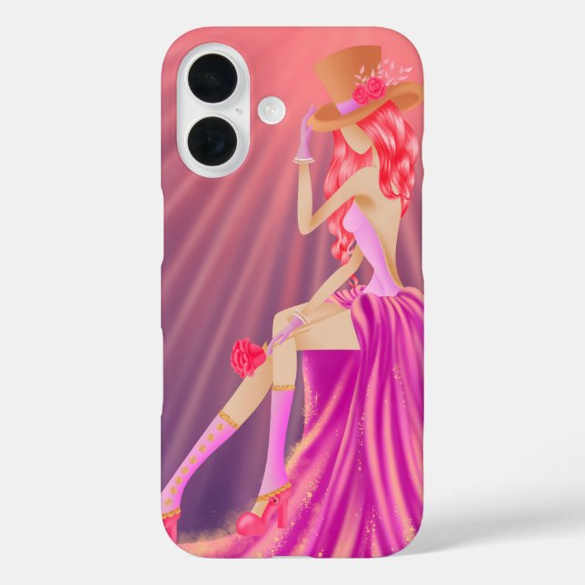 Coque Pour iPhone 16 Steampunk Glamor iPhone 16 Coque - Stardust & Gold (Verso)