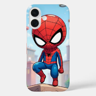 Coque Pour iPhone 16 Style Anime Spider-Man | Cool iPhone 16 Coque