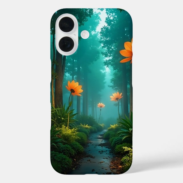 Coque Pour iPhone 16 Whispers of the Enchanted Forest - coque iphone (Verso)