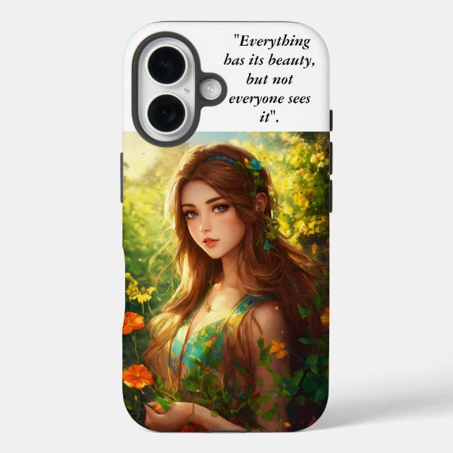 Coque Pour iPhone 16 Whispers of the Forest iPhone 16 Coque (Verso)