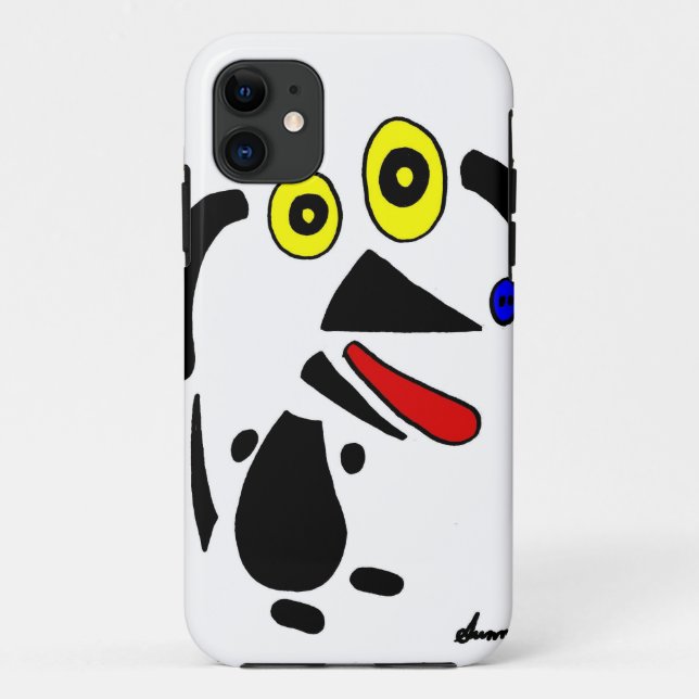 Coque pour iPhone 5 Chien Abstrait (Dos)