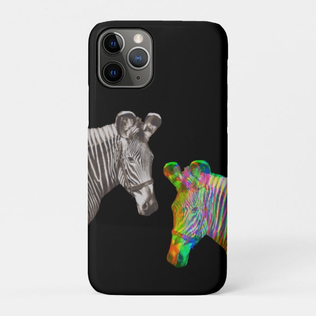 Coque pour iPhone / iPad Deux Zèbres (Dos)