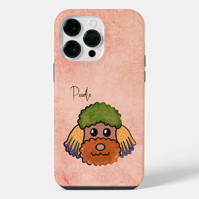 Coque Pour Pour iPhone 14 Pro Max Coque iphone Coque-Mate de poodé (Verso)