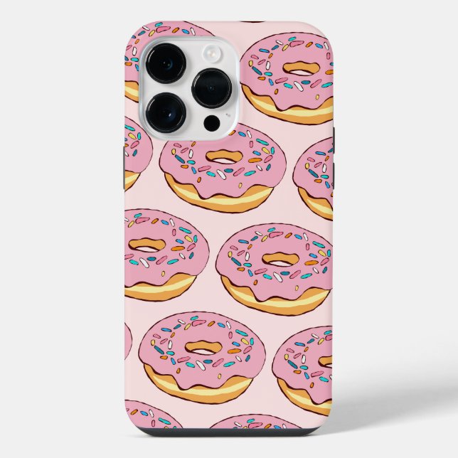 Coque Pour Pour iPhone 14 Pro Max Coque iphone de donuts amusants (Verso)