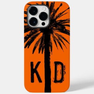 Coque Pour Pour iPhone 14 Pro Max Coque iphone monogramme avec design palmier