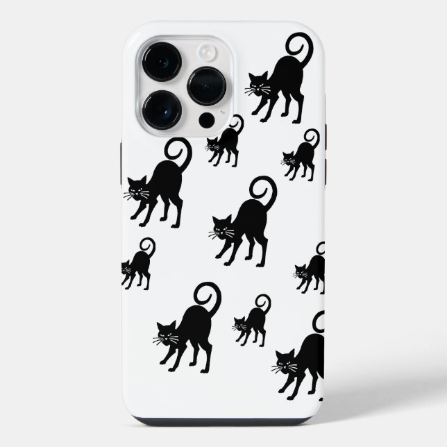 Coque Pour Pour iPhone 14 Pro Max IPhone 14 Pro Max - coque chat noir (Verso)