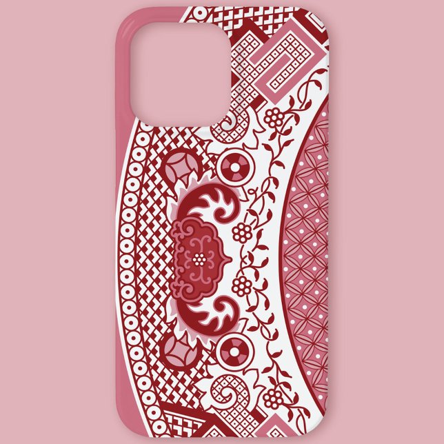 Coque Pour Pour iPhone 14 Pro Max iPhone classique Red Willow / coque ipad (Créateur téléchargé)