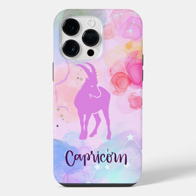 Coque Pour Pour iPhone 14 Pro Max iPhone / coque ipad Capricorne (Verso)