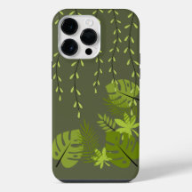 Jungle Feuille Coque-Mate iPhone 14 Pro Max Coque