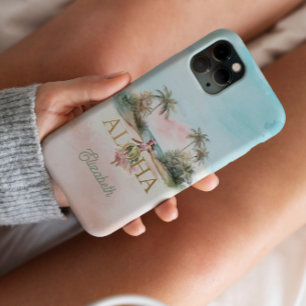 Coque Pour Pour iPhone 14 Pro Max Tropical Hawaii Aloha Hula Girl coque iphone perso