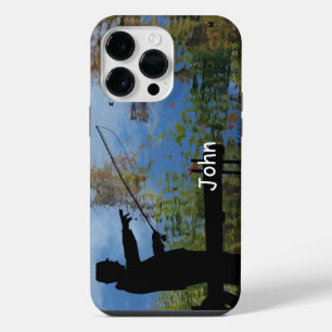 Coque Pour Pour iPhone 14 Pro Max Vieux Homme Pêche Retraite iPhone / coque ipad