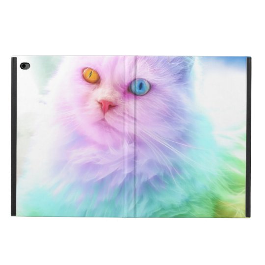 Coque Powis Ipad Air 2 Chat D Arc En Ciel De Licorne Zazzle Fr