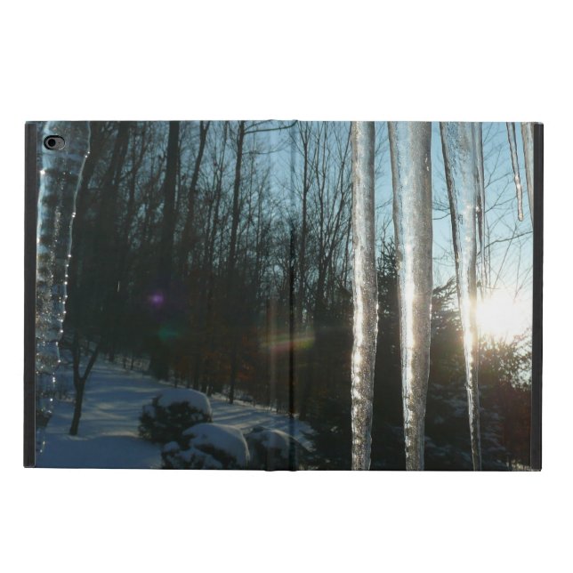 Coque Powis iPad Air 2 Lever du soleil à travers Icicles hiver Photograph (Extérieur)