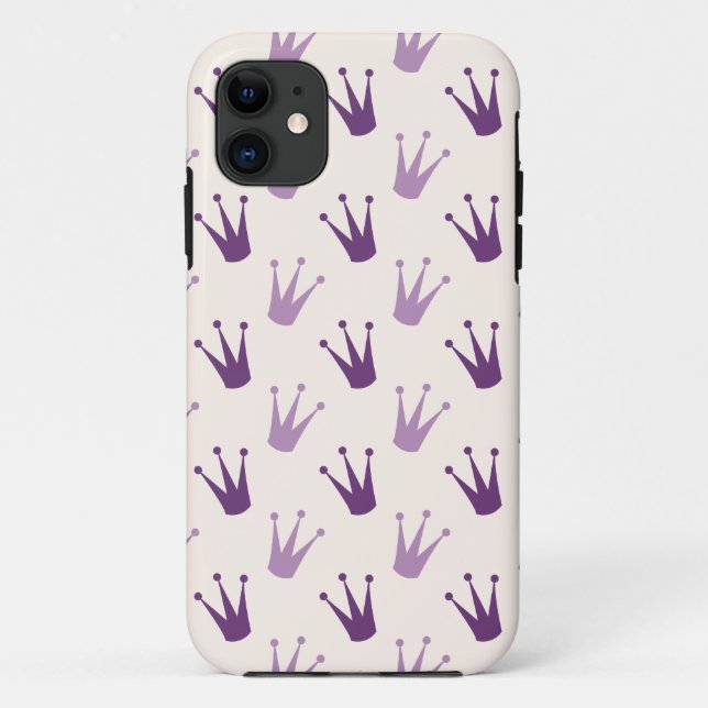 Coque Purple Crowns iPhone 5/5S (Dos)