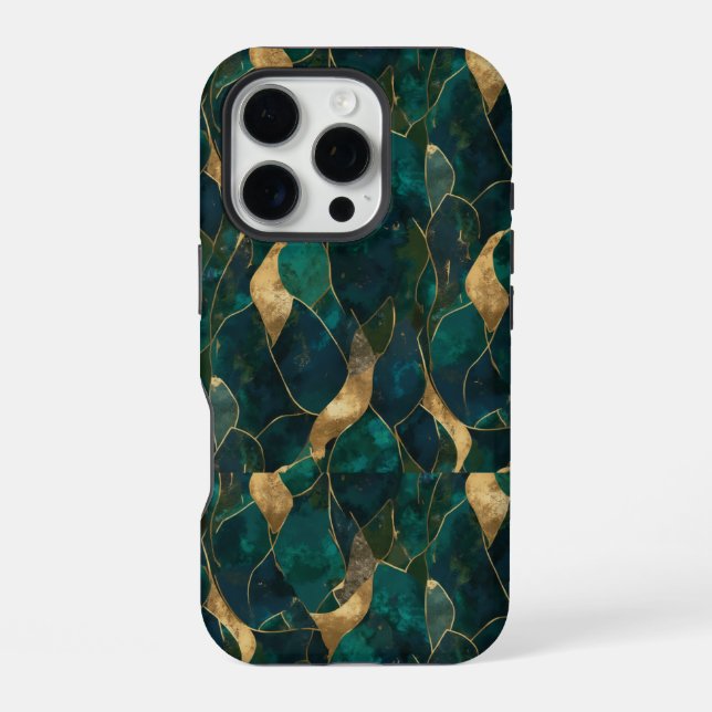 Coque Rigide iPhone 16 Pro Abstraite Géométrique L (Verso)