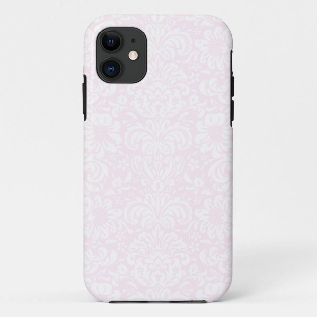 Coque rose Floral Damask iPhone 5/5S (Dos)