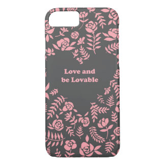 Coque rose rose Rose iPhone 7