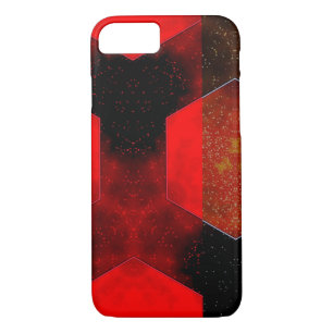 Coque rouge Abstrait iPhone 7