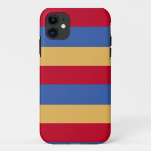 Coque rouge, bleu et orange iPhone 5