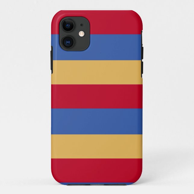 Coque rouge, bleu et orange iPhone 5 (Dos)
