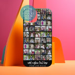 Coque Samsung Galaxy 28 Grille de collage photo - 2 Zones de texte - no<br><div class="desc">Utilisez 28 photos CARRÉS pour créer un collage photo personnel. Cette disposition moderne et propre comprend 2 blocs de texte - un dans un script moderne et un dans une police san serif pour ajouter un nom de famille ou une année ou un événement. La couleur de l'arrière - plan...</div>