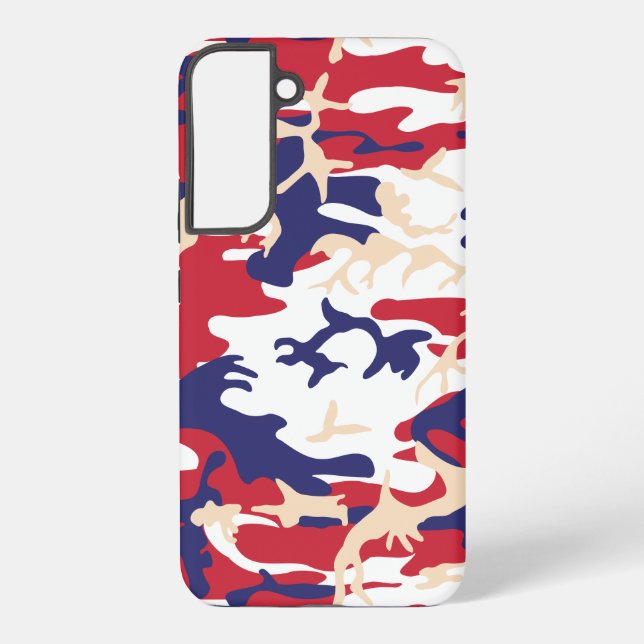 Coque Samsung Galaxy 4th of July, Independence day, Camouflage Beige (Verso)