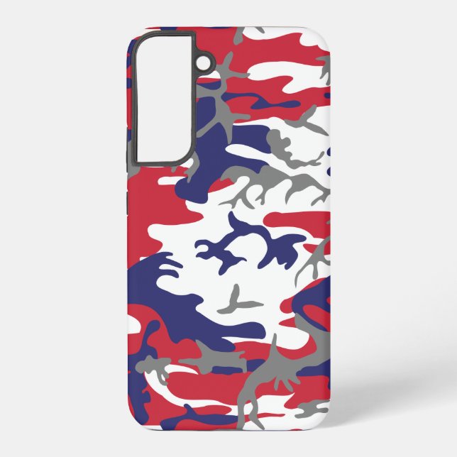 Coque Samsung Galaxy 4th of July, Independence day, Camouflage Gray (Verso)