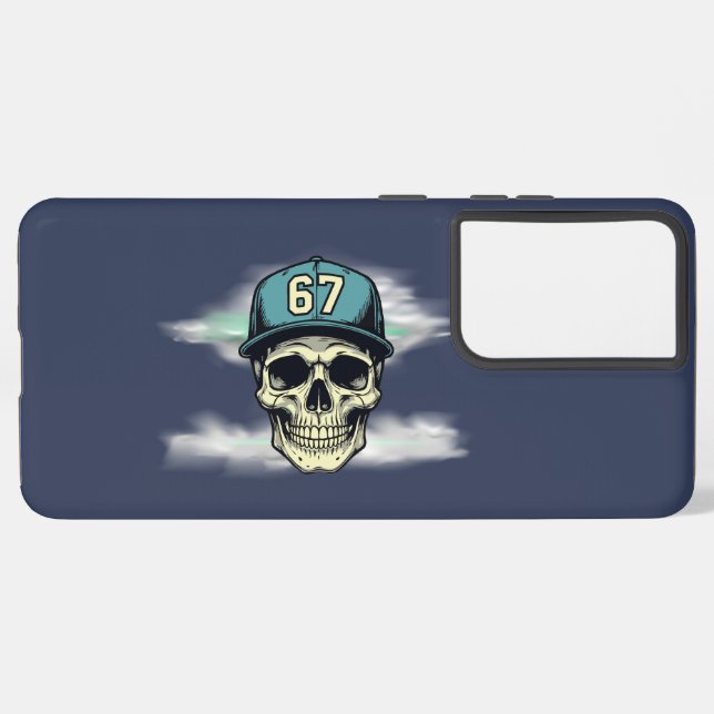 Coque Samsung Galaxy 67 Skull (Verso Horizontal)