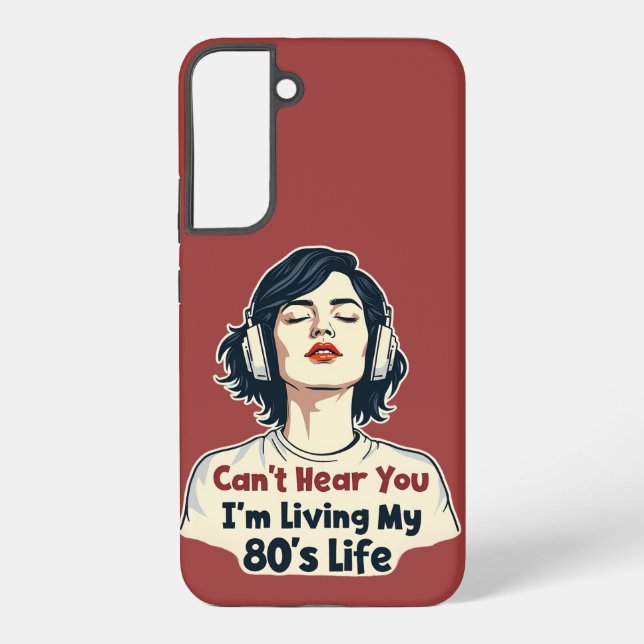 Coque Samsung Galaxy 80s Rétro Nostalgic Music Lover Throwback Design (Verso)