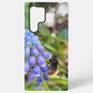 Coque Samsung Galaxy Abeille sur Muscari Armeniacum, Grape Hyacinth