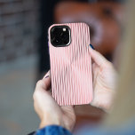 Coque Samsung Galaxy Abstraits minuscules rayures roses<br><div class="desc">Boîtier de téléphone rose avec motif rayures abstraites. Des rayures verticales minces et un design qui donne un look brillant à de nombreux modèles de téléphone dont Samsung et iPhone.</div>
