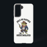 Coque Samsung Galaxy Accuser mon partenaire Je suis trop stimulé Cowboy<br><div class="desc">Tenez bon Partenaire Je suis trop stimulé Cowboy Frog Vintage</div>