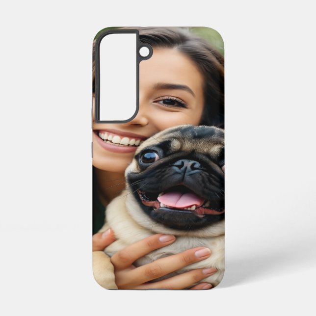 Coque Samsung Galaxy Add Pug Photo Personalize Customize (Verso)